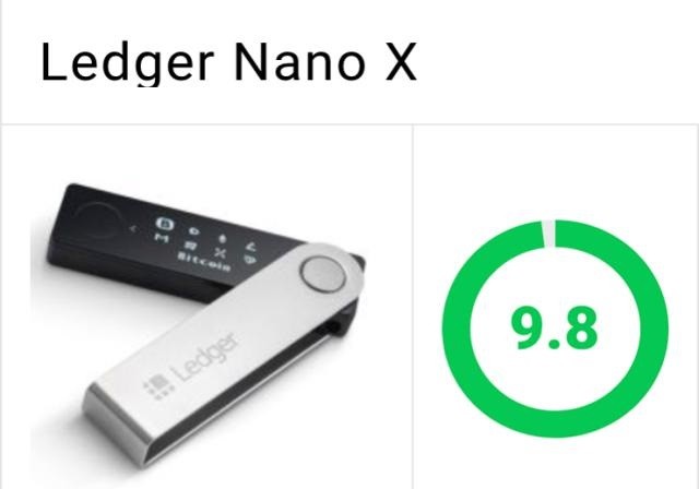 امتیاز ledger nano x