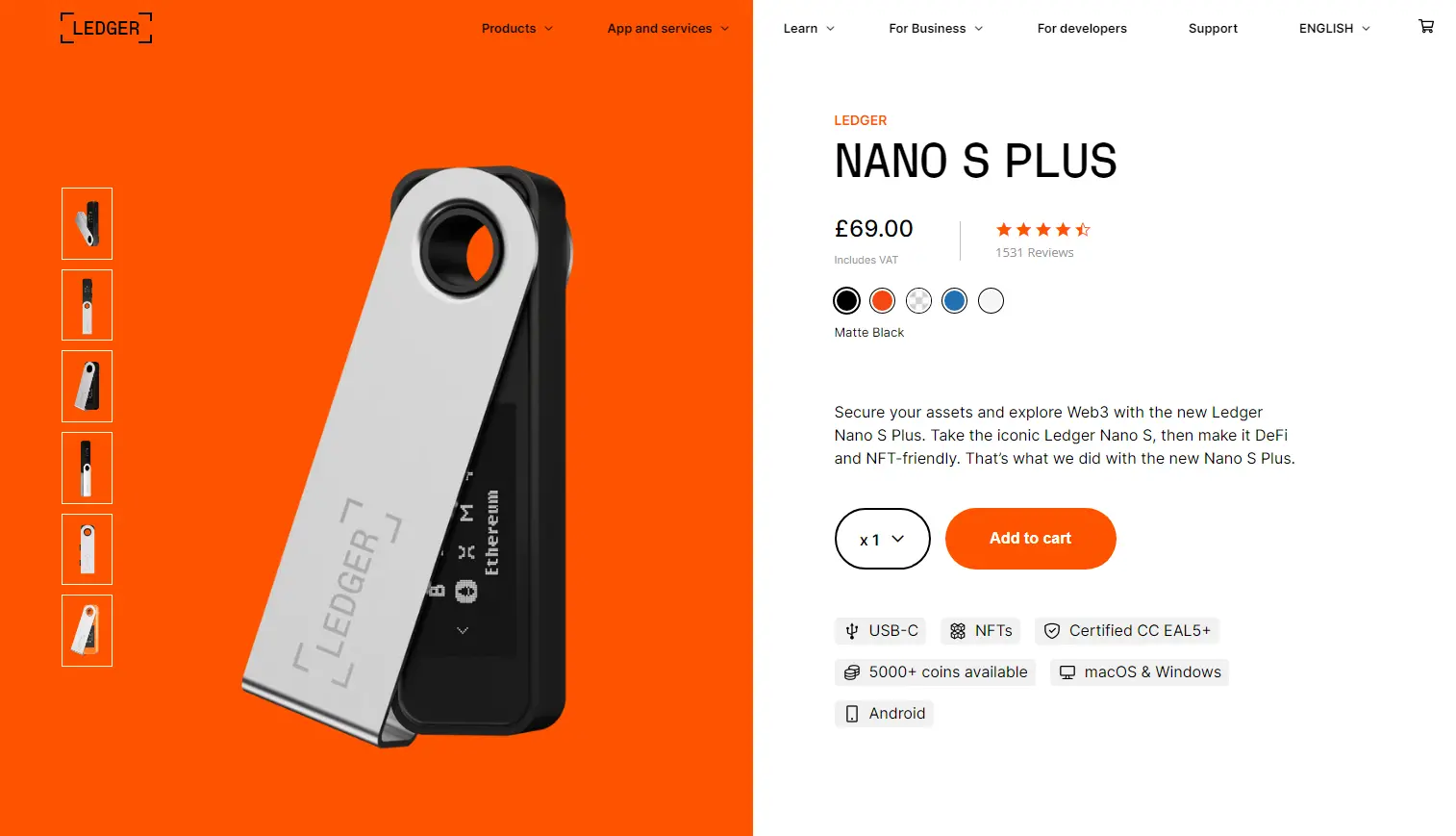 Ledger Nano S Plus - بهترین کیف پول ارز دیجیتال با بودجه عالی