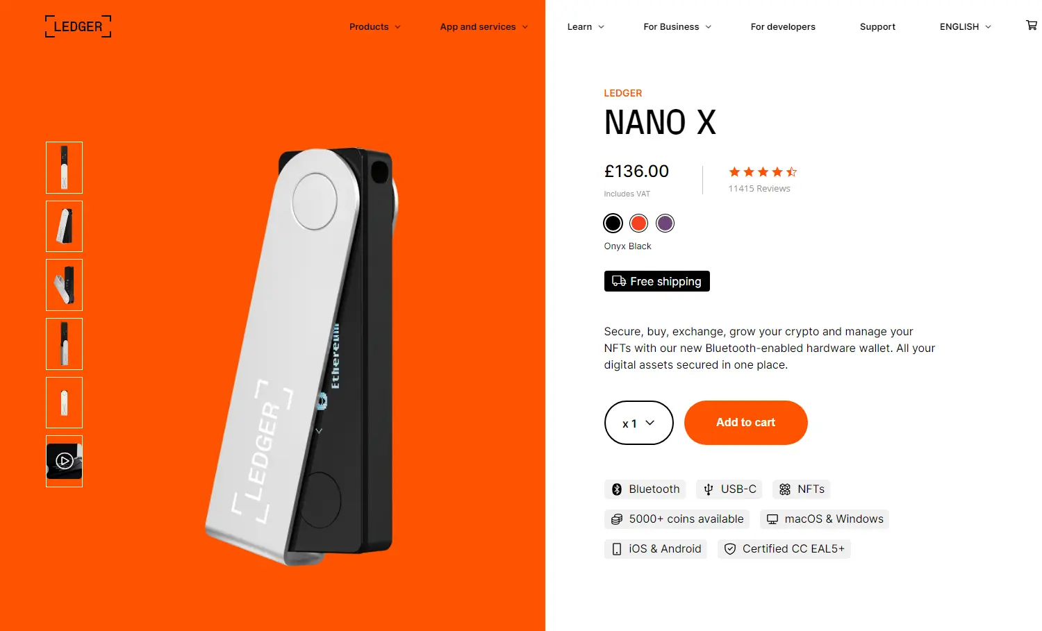 Ledger Nano X - بهترین کیف پول سخت افزاری ارز دیجیتال