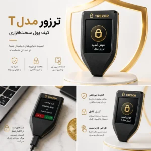 خرید کیف پول ترزور تی (Trezor Model T) | قیمت + گارانتی اصالت