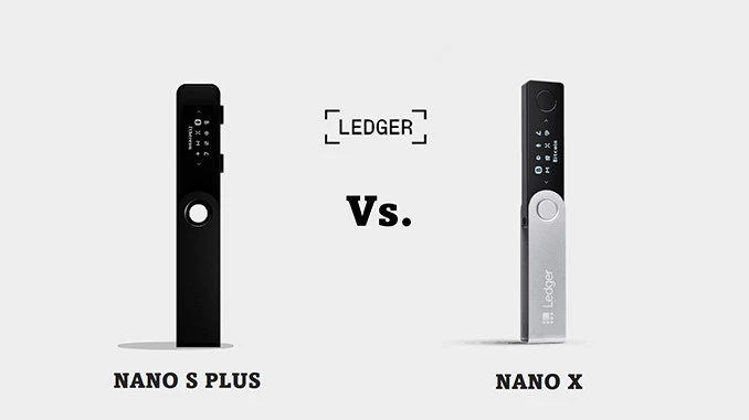 تفاوت لجر نانو ایکس و نانو اس پلاس : Ledger Nano S Plus و Nano X