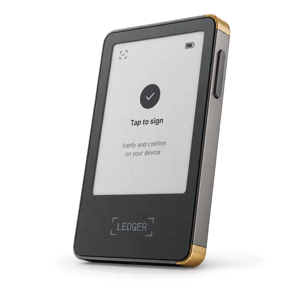 نسل نوین امنیت با نمایشگر لمسی E-Ink؛ خرید لجر فلکس (Ledger Flex) اورجینال
