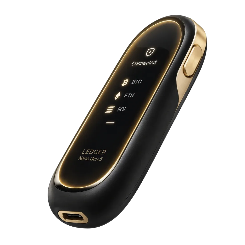 اوج تکامل امنیت ارزهای دیجیتال؛ خرید لجر نسل پنجم (Ledger Nano Gen 5) اصل